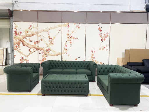 [87053031125] SOFA SET 1+2+3 MO-SF3031 CLR-GREEN PU